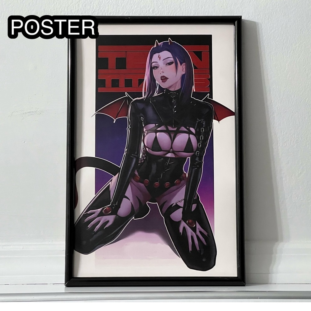 Teen Titans Raven Art Poster